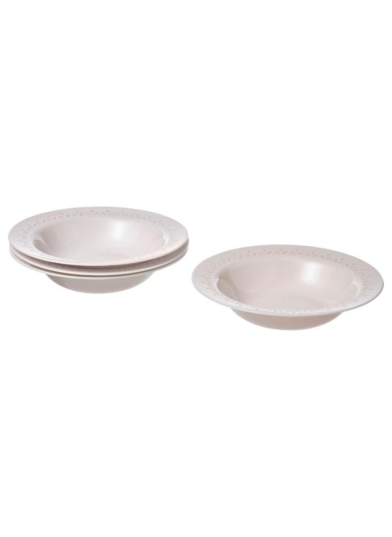 Deep Off-White Plate 22 Cm Stylish And Functional For Serving Soups And Pasta