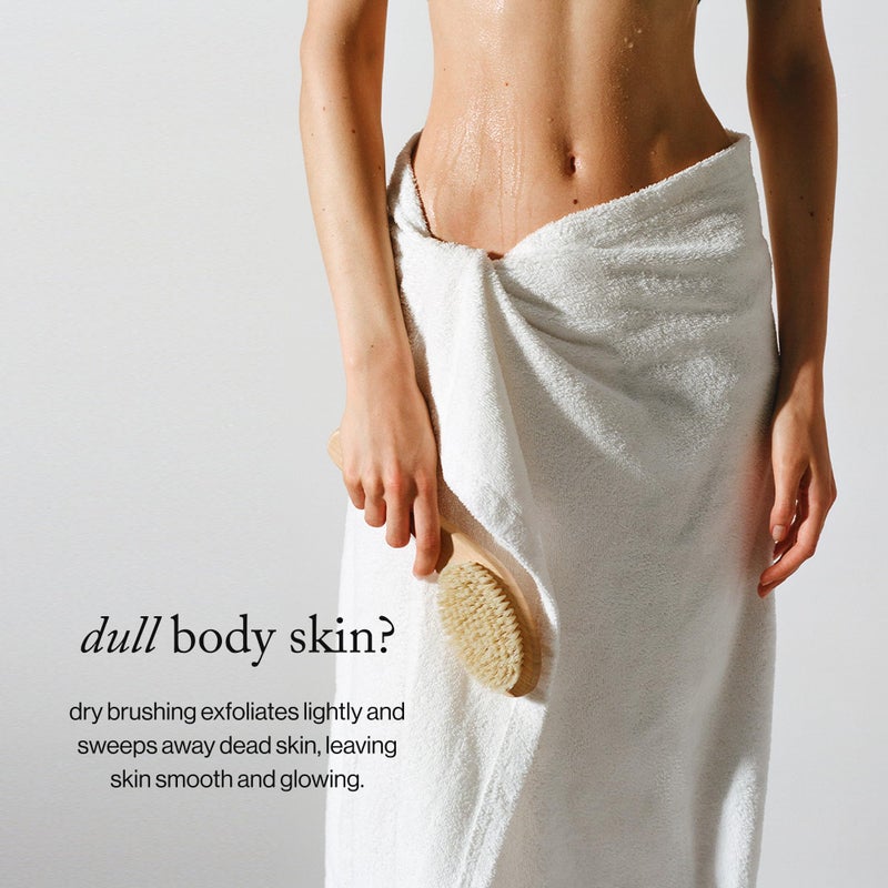 goop Beauty Dry Brush | Detoxifying Body Exfoliator | Wooden Handle with Natural Biodegradable Sisal Fibers | Sweeps Away Dead Skin | FSC Certified - Image 4