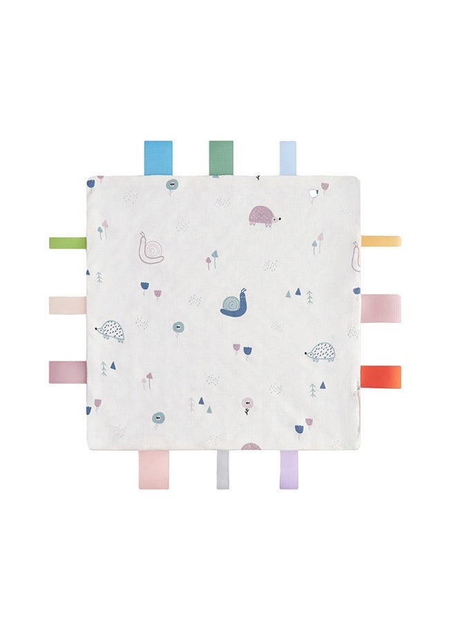 Gobell Newborn Beanie Label Towel Baby Chewable Handkerchief-Snail Pattern  - Image 1