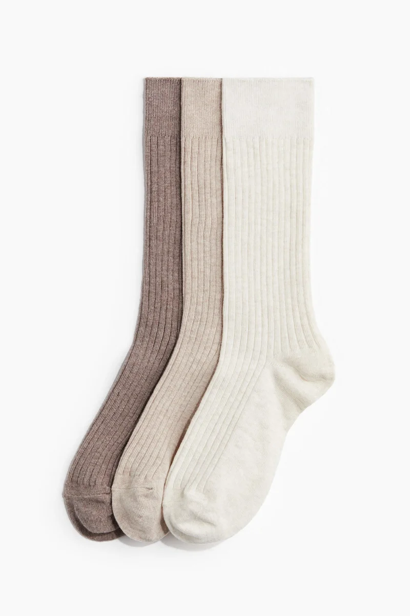 H&M 3-pack long socks