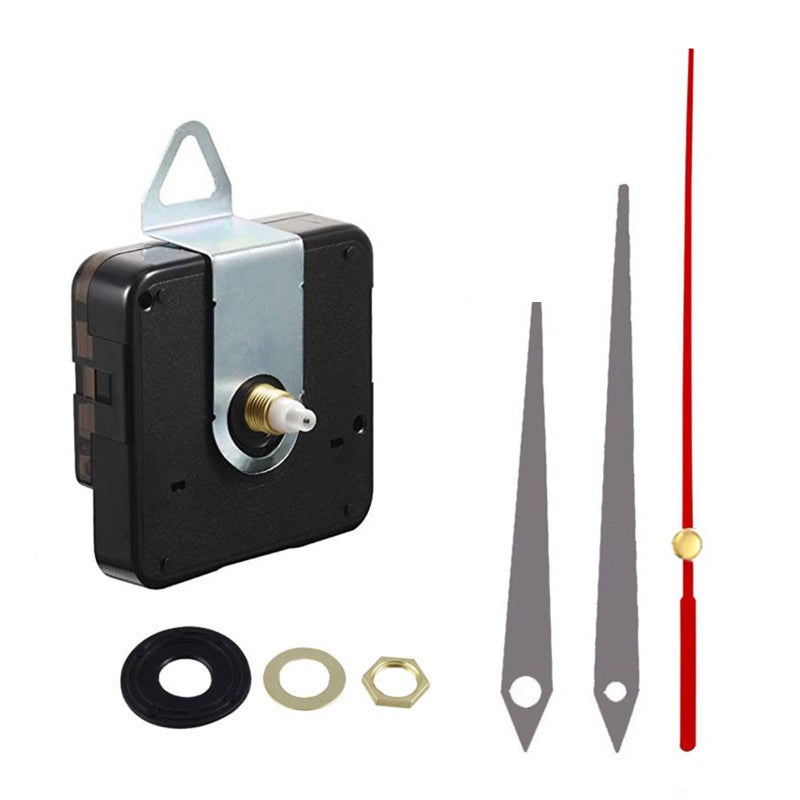 Black And Red Clock Movement Replacement Parts For Wall And Desk Clocks - Image 4