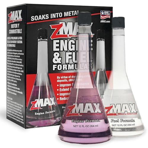zMAX 51-011 - Engine & Fuel Formula Kit - Easy to Use - Reduces Carbon Build-Up & Lubricates Metal Extending Life of Car or Truck - Runs Efficiently, Improving Gas or Diesel Mileage - 12 oz. Each - Image 1
