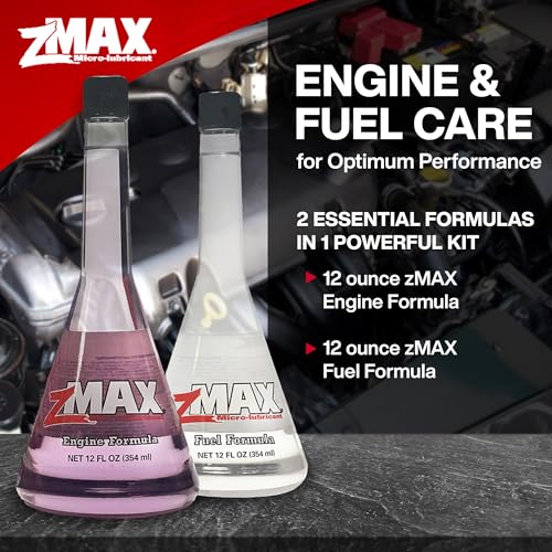 zMAX 51-011 - Engine & Fuel Formula Kit - Easy to Use - Reduces Carbon Build-Up & Lubricates Metal Extending Life of Car or Truck - Runs Efficiently, Improving Gas or Diesel Mileage - 12 oz. Each - Image 2