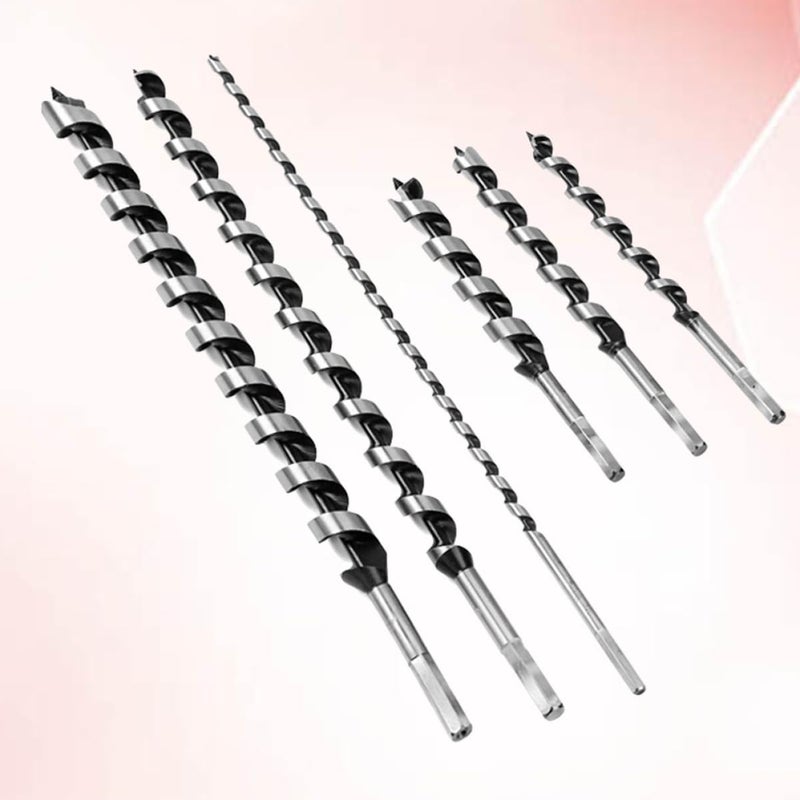 6Pcs 6mm Hex Shank Auger Drill Bits For Hardwood Plywood Woodworking - Image 3