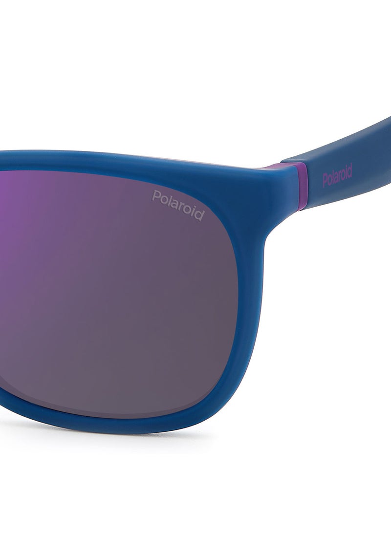 Polaroid Unisex UV Protection Square Sunglasses - Pld 2140/S Mt Bl Vlt 55 - Lens Size: 55 Mm - Image 5