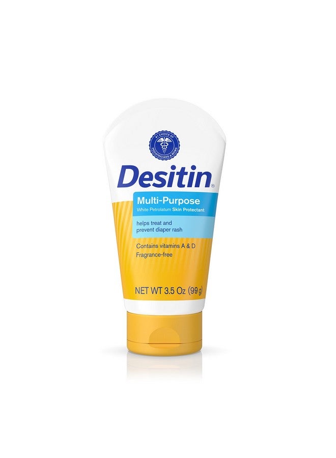 Desitin Skin Protectant And Diaper Rash Ointment Multi-Purpose With Vitamins A & D, Travel Size, 3.5. Oz Tube  - Image 1