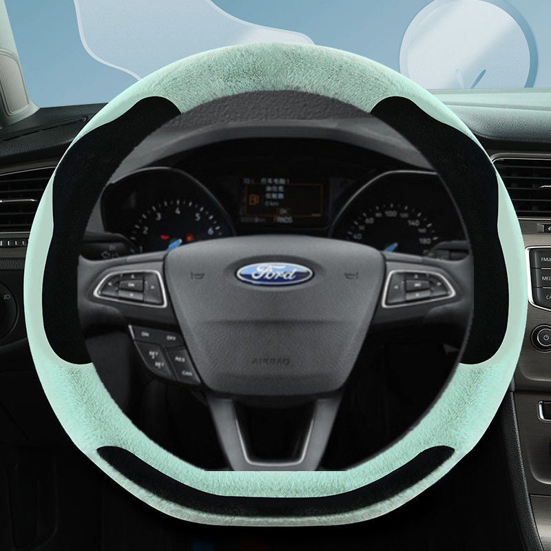 2022 Ford Evos Technology Edition Fashion Edition T-Line Sports Edition Winter Plush Special Steering Wheel Handle Cover - Image 5
