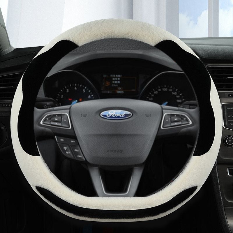 2022 Ford Evos Technology Edition Fashion Edition T-Line Sports Edition Winter Plush Special Steering Wheel Handle Cover - Image 2