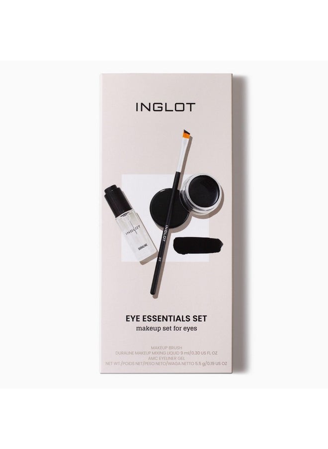 Inglot Inglot Eye Essentials Set | Duraline + AMC Eyeliner Gel 77 + Makeup Brush 31T |  - Image 2