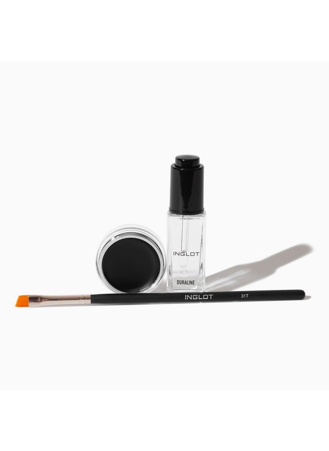 Inglot Inglot Eye Essentials Set | Duraline + AMC Eyeliner Gel 77 + Makeup Brush 31T |  - Image 5