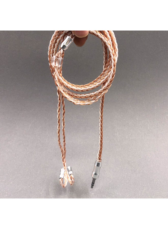 Waist 16-strand Silver-plated Earphone Upgrade Mmcx/2pin 0.78/0.75/ie400/a2dc/2.5/4.4-Color:Single Crystal Copper 16 Wire-Length:Mmcx Series Pin - Image 3