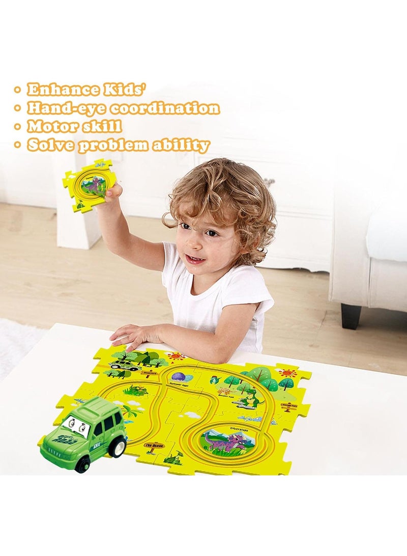 Y&D 5pcs Puzzle Diy Track Car Educational Toy Set - Image 3