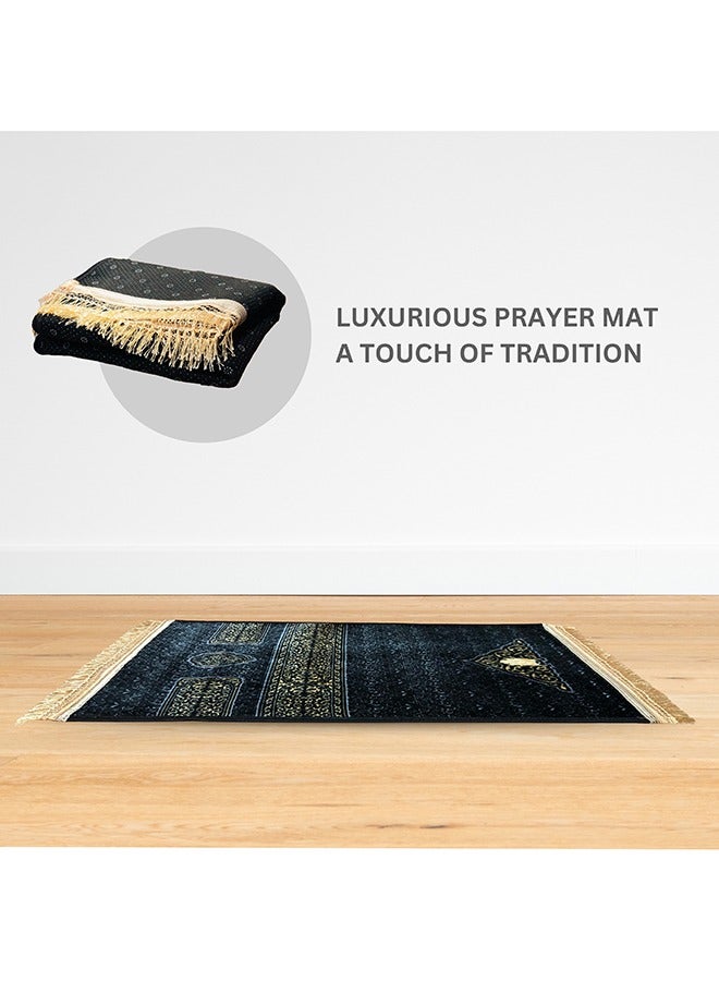 Feelings Feelings Prayer Mat | Soft and Comfortable Islamic Janamaz | Foldable & Portable Design | Premium Quality Prayer Rug for Home, Mosque, or Travel - 70x110 cm  - Image 3