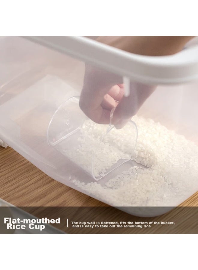 CHAHUA Camellia Antibacterial Rice Container, Flour Bin, Rice Storage Box, Moisture-proof Rice Container, 10 Jin Capacity - Image 4