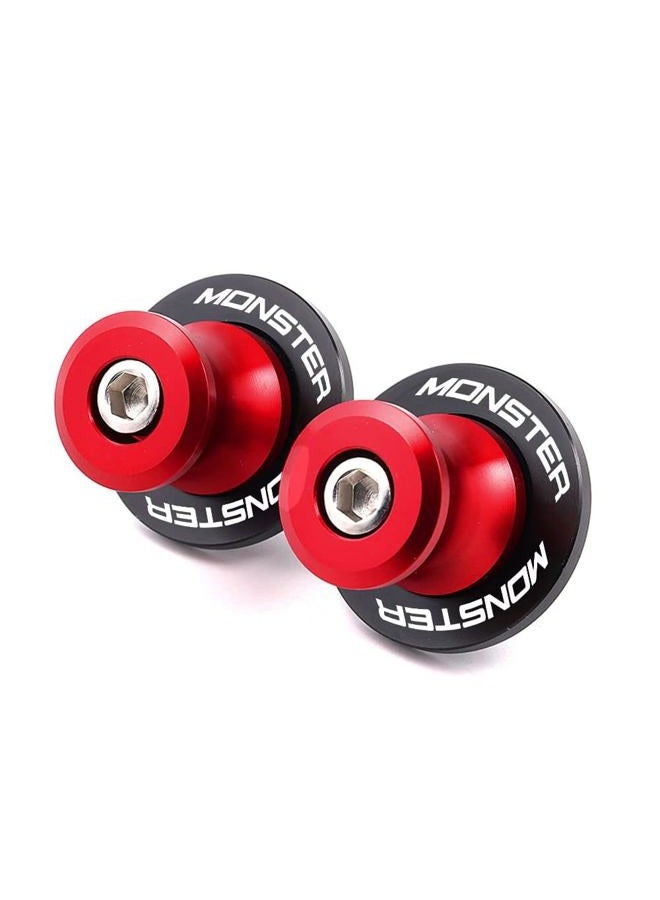 MOWOK For DUCATI For DUCATI MONSTER 695 696 796 797 821 Monster 821 1200 1200S 1200R Motorcycle Accessories M6 Swingarm Spool Slider Stand Screws (Red) - Image 1