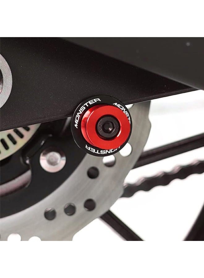 MOWOK For DUCATI For DUCATI MONSTER 695 696 796 797 821 Monster 821 1200 1200S 1200R Motorcycle Accessories M6 Swingarm Spool Slider Stand Screws (Red) - Image 3