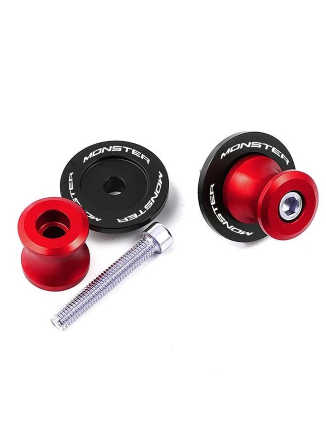 MOWOK For DUCATI For DUCATI MONSTER 695 696 796 797 821 Monster 821 1200 1200S 1200R Motorcycle Accessories M6 Swingarm Spool Slider Stand Screws (Red) - Image 4
