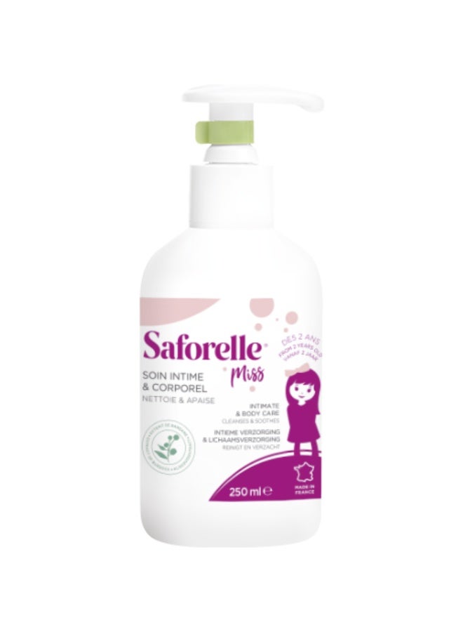 Saforelle Miss Intimate Body Care Pediatric Cleanses and Soothes 250ml - Image 1