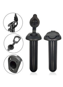 CLIO Kayak Flush Mount Fishing Boat Rod Holder With Cap Plastic Fishing Tackle Accessory Tool For Kayak Boat Canoe Pole  - Image 4