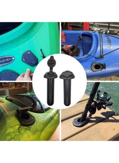 CLIO Kayak Flush Mount Fishing Boat Rod Holder With Cap Plastic Fishing Tackle Accessory Tool For Kayak Boat Canoe Pole  - Image 5