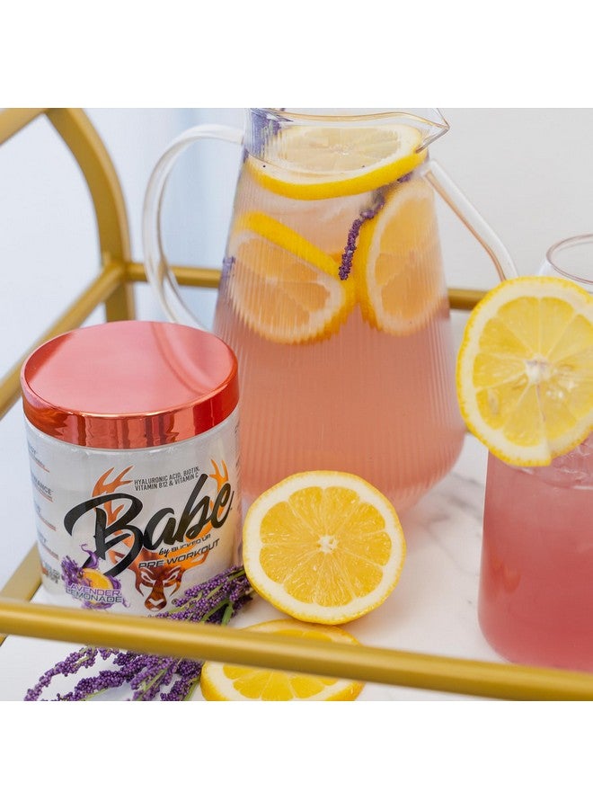 Bucked Up Babe Pre Workout powder for Women | Lavender Lemonade | 6g Citrulline, 2g Beta-Alanine, 100mg Hyaluronic Acid, 5mg Biotin and 5 other registered trademarked ingredients | 30 servings | 13.9 OZ - Image 5