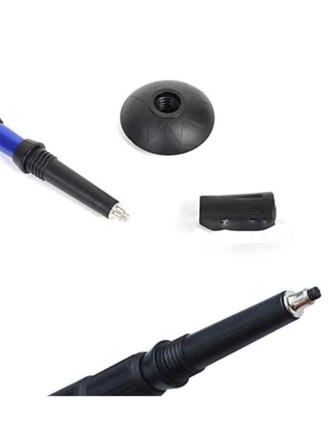 أقطاب رحلات السفاري خفيفة الوزن تلسكوبية من سبائك الألومنيوم عصا للمشي في الهواء الطلق قابلة للطي للمشي لمسافات طويلة والسفر - Image 3