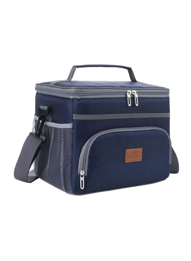 Loquat Insulated Lunch Bag for Women/Men - Reusable Lunch Box Cooler Tote Bag for Office Work School Picnic Beach - Leakproof Freezable Cooler Bag with Adjustable Shoulder Strap for Kids/Adult (Blue) - Image 2