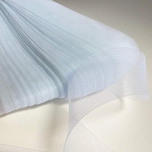 TOP TRIMMING Stiff Horsehair by The Roll 50 Yards (Multiple Widths) (White, 1") - Image 4