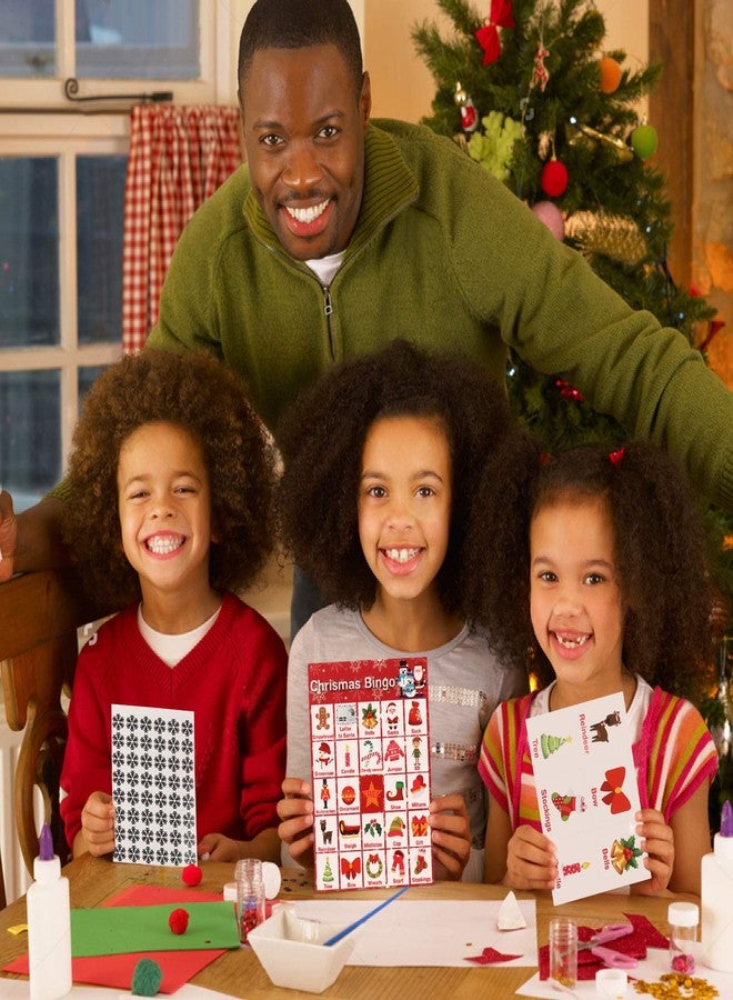 V-Opitos Christmas Bingo Game, 32 Players - Christmas Party Games for Kids and Adults, Xmas Bingo Card for Family/Class/Group Activities - Image 3