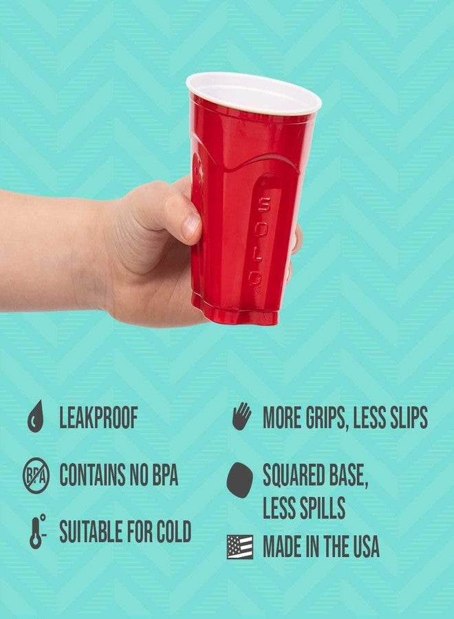 SOLO Cup Company Small Red Plastic Party Cups, 9 Ounce, 300 Count (ASQ950-20004) - Image 3
