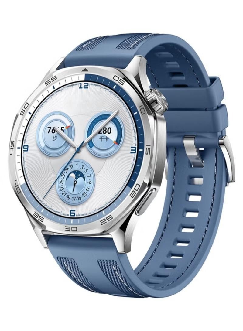 Band Compatible with Huawei Watch GT5/GT5 Pro 2024 46mm/GT4/GT4 Pro/GT3/G3 Pro 46mm/Huawei Watch 4/4 Pro Stap, 22mm Nylon Silicone Composite Material Replacement Strap Men Women - Image 1