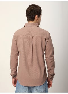 Beyoung Mauve BYNG Cotton Shirt  - Image 5