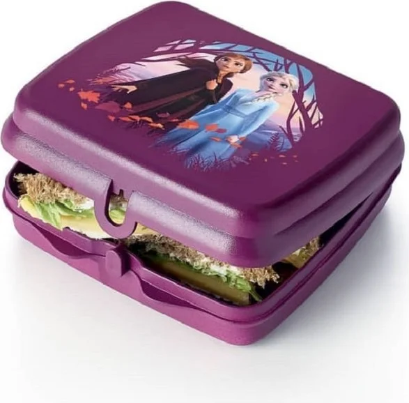 Tupperware Lunch Box Portable Sandwich Container Anna&elsa-Olaf Hsgl