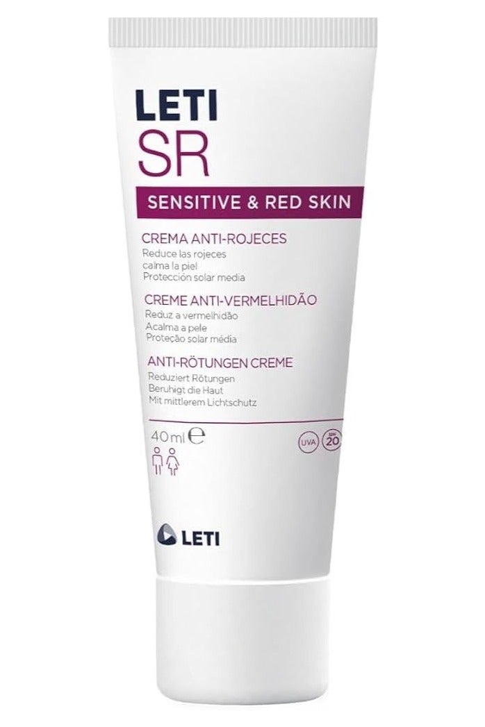 Leti Letisr Anti-Redness Cream SPF20 40ml - Image 1
