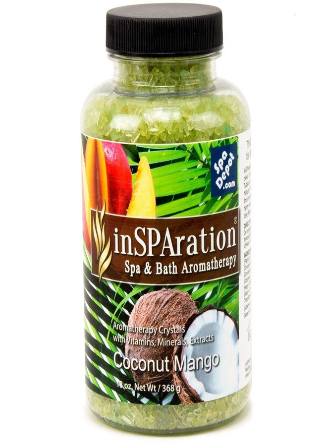 inSPAration Coconut Mango Aromatherapy Crystals for Spa, Hot Tub & Bath 13 oz.