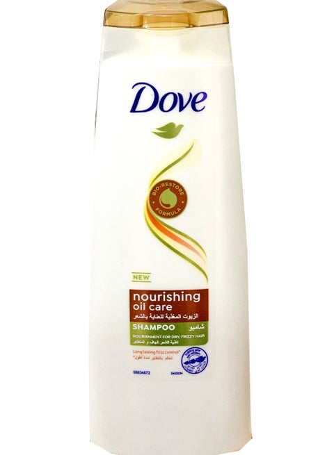 Dove Nourishing Oil Care Shampoo For Dry Frizzy Hair 180 Ml
