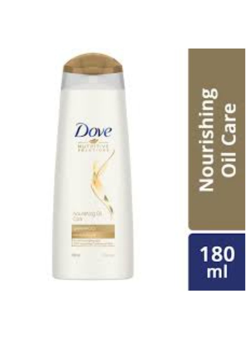 Dove - Dove Nourishing Oil Care Shampoo For Dry Frizzy Hair 180 Ml - Image 1