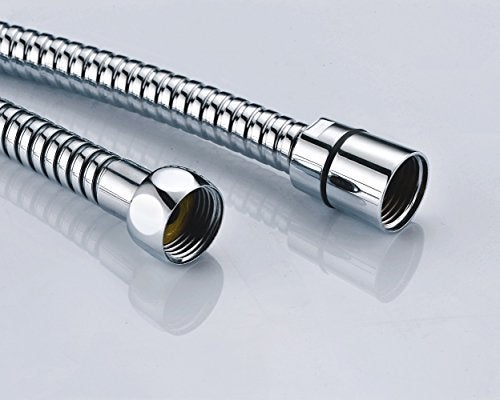 Purelux 100 Inch Extra Long Shower Hose for Handheld Shower Head with Brass Fittings, 8 feet 4 inches made of Stainless Steel Chrome Finish - Image 5