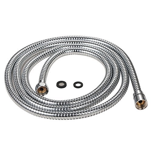 Purelux 100 Inch Extra Long Shower Hose for Handheld Shower Head with Brass Fittings, 8 feet 4 inches made of Stainless Steel Chrome Finish - Image 3