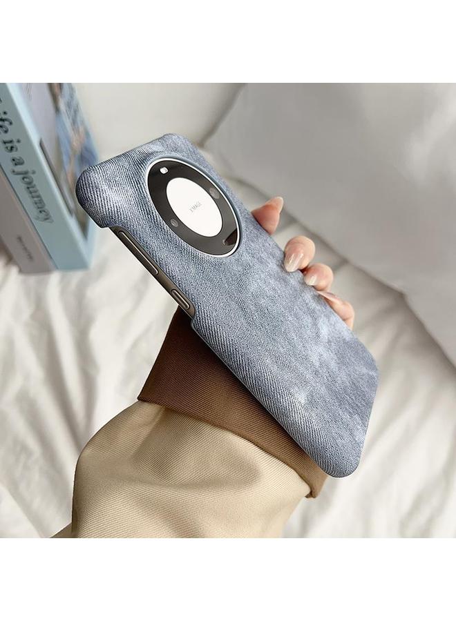 زبون جراب لهاتف Huawei Mate 60 Pro Denim MagSafe المغناطيسي PC + جراب هاتف PU - Image 3