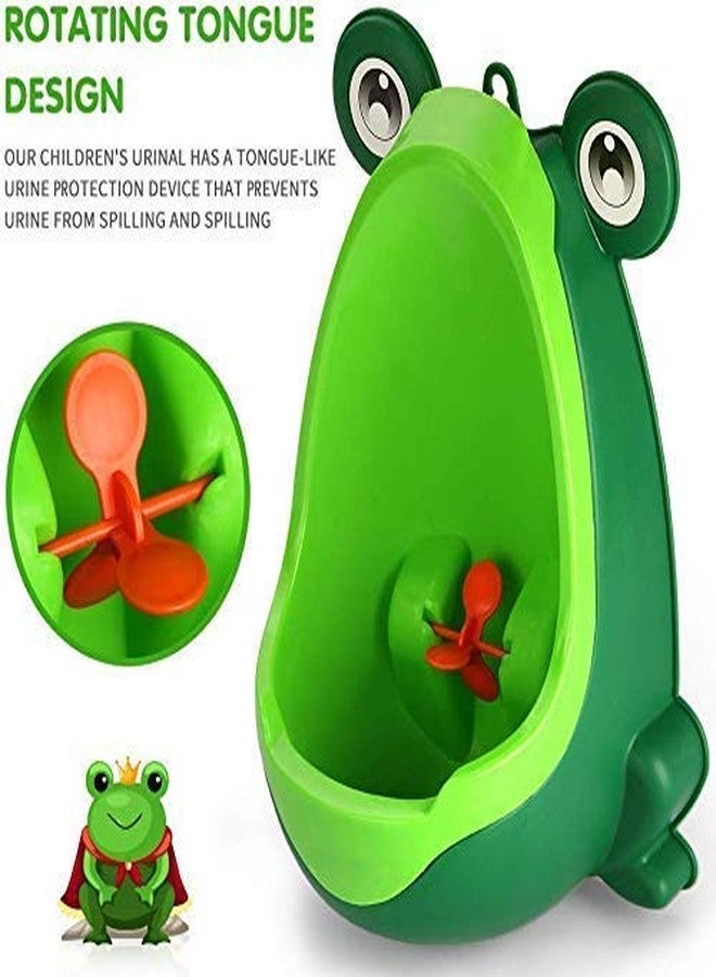 HaRvic Frog Children Kids Urinal Potty Removable Toilet Trainer Bathroom Baby Toilet Training Kids Potty Pee Trainer Urine for Boys with Funny Aiming Target (Multicolor) - Image 3
