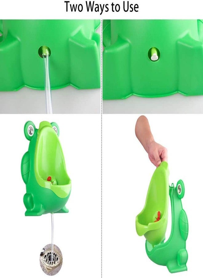 HaRvic Frog Children Kids Urinal Potty Removable Toilet Trainer Bathroom Baby Toilet Training Kids Potty Pee Trainer Urine for Boys with Funny Aiming Target (Multicolor) - Image 2