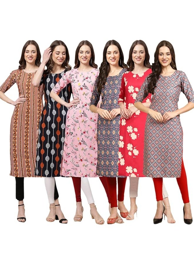 Pinkmint store Women Kurta (pack of 6) - Image 1