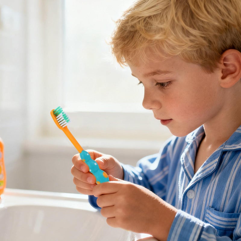 12Pcs Toddler Toothbrush With Suction Cup Kids Manual Toothbrush Soft Bristles - Image 5