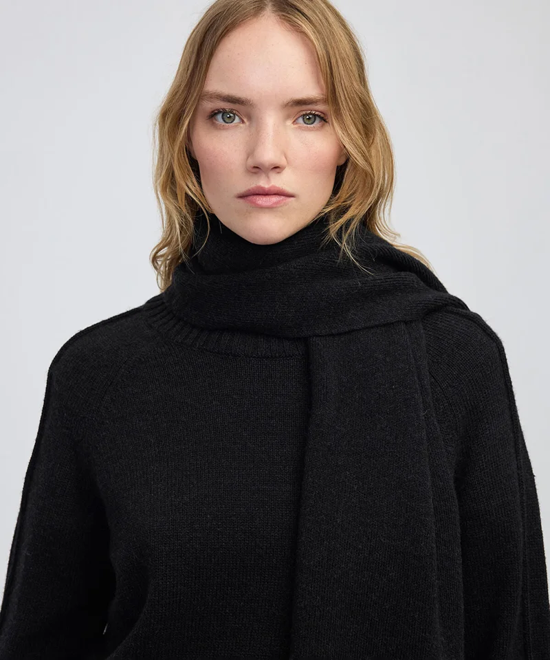 Ipekyol Scarf Knit Sweater
