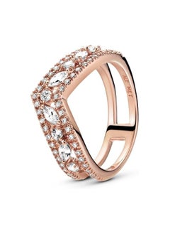 PANDORA Wishbone Rose Ring  - Image 1