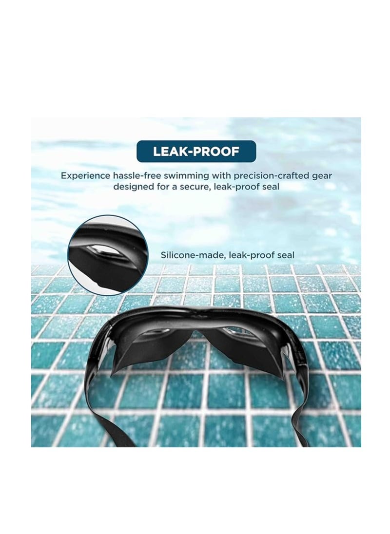 ENDLESS  Premium Swimming Goggle with Anti-Fog and UV Protection | Stylish Big Frame for more Visibility | Soft Silicone Gasket for Leak Proof | With Hard Case  - Image 4