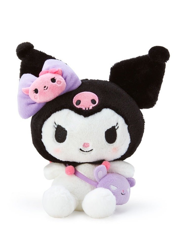 Y&D Cute Anime Doll, Kuromi Character, 22cm Soft Animal Doll, Series for Birthday Gift