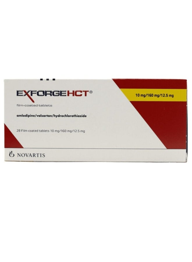 EXFORGE HCT FCT 10/160/12.5MG TAB 28'S