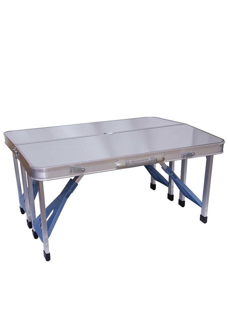Generic Aluminum Folding Camping Picnic Table With 4 Seats  - Image 2